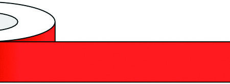 AMT50/R - 50mm x 33m Red Tape