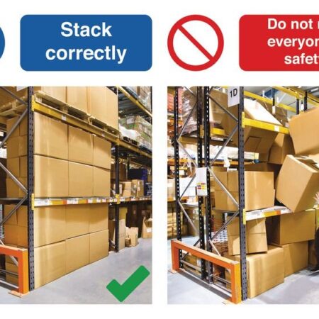 MM116A4LRP - 210 x 297mm Stack correctly / Do not risk everyone's safety - Rigid