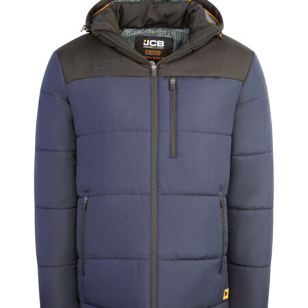 Jcb Workwear Unisex Padded Jacket Navy / Black